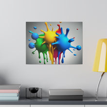 Load image into Gallery viewer, Colors Dripping Matte Canvas