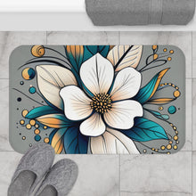 Load image into Gallery viewer, Floral Bath Mat