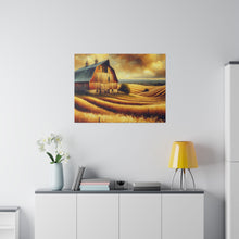 Load image into Gallery viewer, Barn Print On Matte Canvas