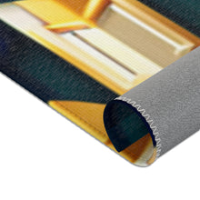 Load image into Gallery viewer, Yellow and Blue Area Rug