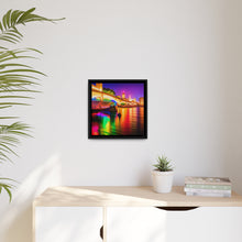 Load image into Gallery viewer, Beautiful City Matte Canvas, Black Frame