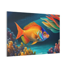 Load image into Gallery viewer, Colorful Fish Matte Canvas, Stretched, 0.75"