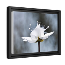 Load image into Gallery viewer, White Petals Flower Matte Canvas, Black Frame