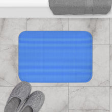 Load image into Gallery viewer, Blue Pattern Bath Mat
