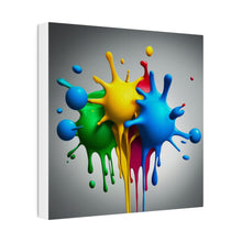 Load image into Gallery viewer, Colors Dripping Matte Canvas