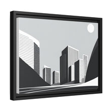 Load image into Gallery viewer, City Matte Canvas, Black Frame
