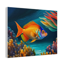 Load image into Gallery viewer, Colorful Fish Matte Canvas, Stretched, 0.75"