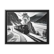 Load image into Gallery viewer, Train Matte Canvas, Black Frame