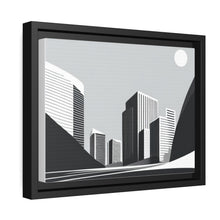 Load image into Gallery viewer, City Matte Canvas, Black Frame