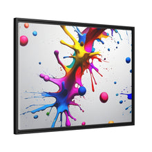 Load image into Gallery viewer, Unique Colorful Art Matte Canvas, Black Frame