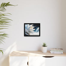 Load image into Gallery viewer, Unique White Matte Canvas, Black Frame