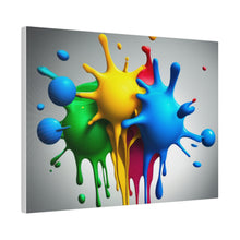 Load image into Gallery viewer, Colors Dripping Matte Canvas