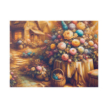 Load image into Gallery viewer, Floral Scene Matte Canvas