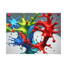 Load image into Gallery viewer, Splash colors Matte Canvas, Stretched
