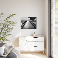 Load image into Gallery viewer, Bridge Matte Canvas, Black Frame
