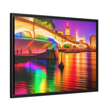Load image into Gallery viewer, Beautiful City Matte Canvas, Black Frame
