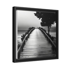 Load image into Gallery viewer, Bridge Matte Canvas, Black Frame
