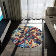 Load image into Gallery viewer, Vibrant Round Rug
