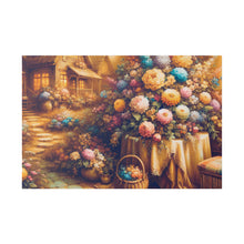 Load image into Gallery viewer, Floral Scene Matte Canvas
