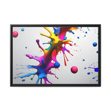 Load image into Gallery viewer, Unique Colorful Art Matte Canvas, Black Frame
