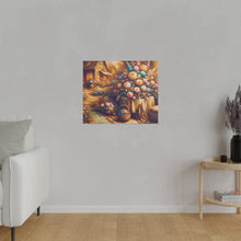 Load image into Gallery viewer, Floral Scene Matte Canvas
