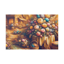 Load image into Gallery viewer, Floral Scene Matte Canvas
