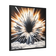 Load image into Gallery viewer, Unique Matte Canvas In Black Frame
