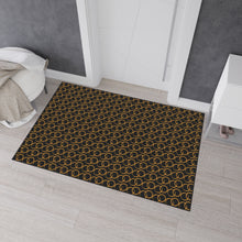 Load image into Gallery viewer, Black/Gold Heavy Duty Floor Mat
