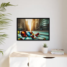 Load image into Gallery viewer, Marbles Matte Canvas, Black Frame
