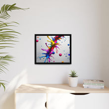Load image into Gallery viewer, Unique Colorful Art Matte Canvas, Black Frame
