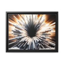 Load image into Gallery viewer, Unique Matte Canvas In Black Frame
