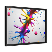 Load image into Gallery viewer, Unique Colorful Art Matte Canvas, Black Frame

