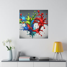 Load image into Gallery viewer, Splash colors Matte Canvas, Stretched
