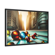Load image into Gallery viewer, Marbles Matte Canvas, Black Frame
