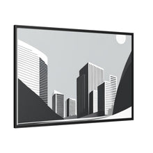 Load image into Gallery viewer, City Matte Canvas, Black Frame
