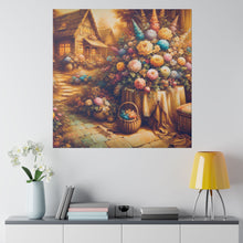 Load image into Gallery viewer, Floral Scene Matte Canvas
