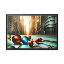 Load image into Gallery viewer, Marbles Matte Canvas, Black Frame
