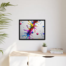 Load image into Gallery viewer, Unique Colorful Art Matte Canvas, Black Frame
