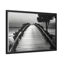 Load image into Gallery viewer, Bridge Matte Canvas, Black Frame
