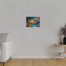 Load image into Gallery viewer, Colorful Fish Matte Canvas, Stretched, 0.75&quot;
