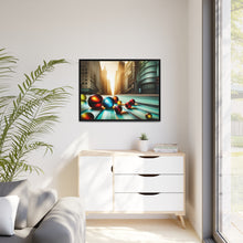 Load image into Gallery viewer, Marbles Matte Canvas, Black Frame

