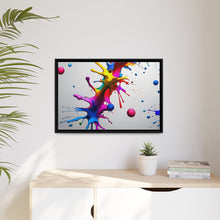 Load image into Gallery viewer, Unique Colorful Art Matte Canvas, Black Frame
