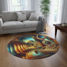 Load image into Gallery viewer, Egyptian Style Round Rug
