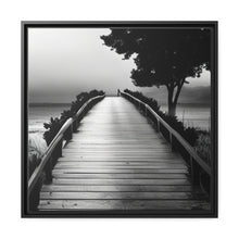 Load image into Gallery viewer, Bridge Matte Canvas, Black Frame
