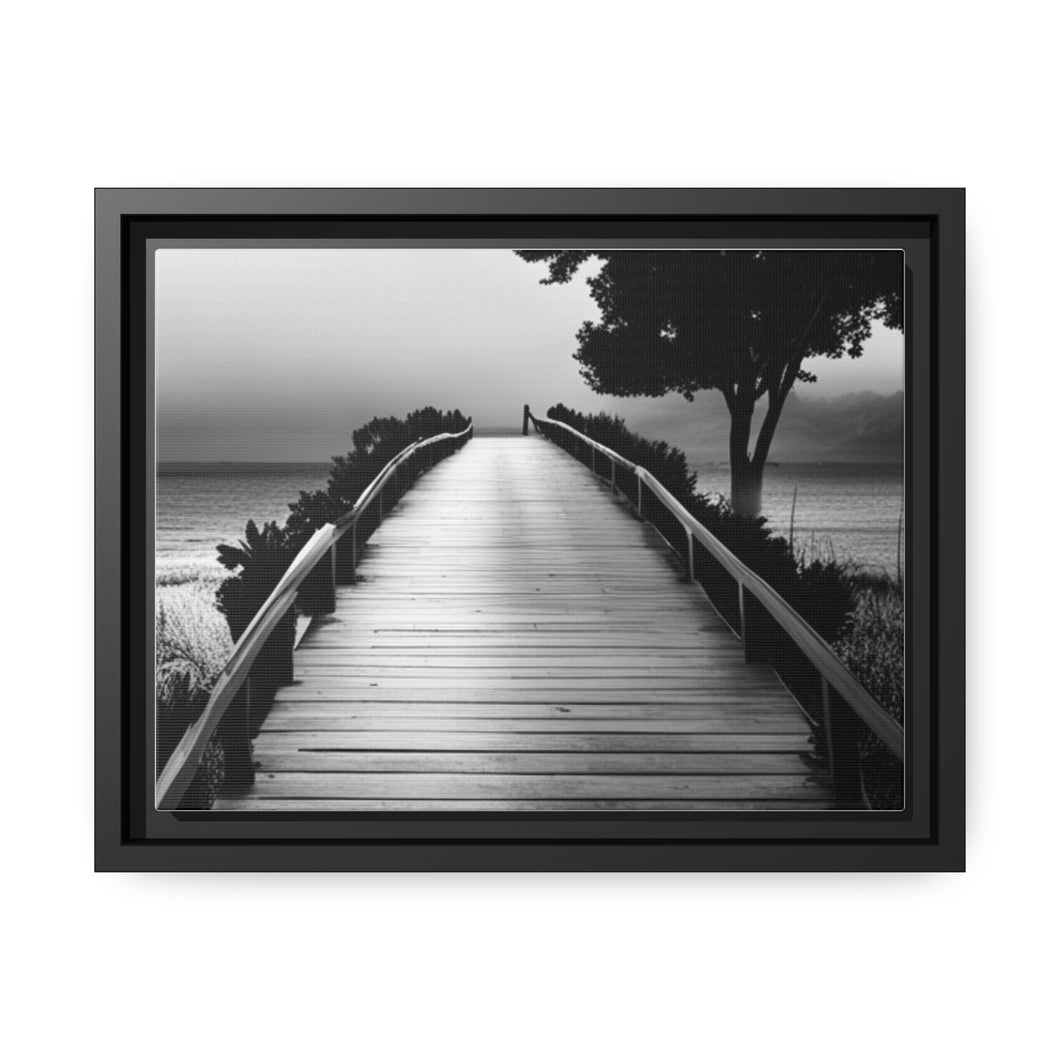 Bridge Matte Canvas, Black Frame