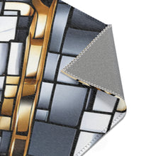 Load image into Gallery viewer, Unique Gold/Silver Area Rug
