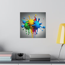 Load image into Gallery viewer, Colors Dripping Matte Canvas
