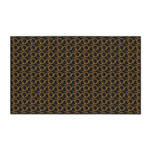 Load image into Gallery viewer, Black/Gold Heavy Duty Floor Mat
