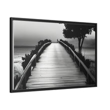 Load image into Gallery viewer, Bridge Matte Canvas, Black Frame
