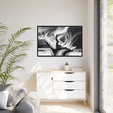 Load image into Gallery viewer, Unique Matte Canvas, Black Frame
